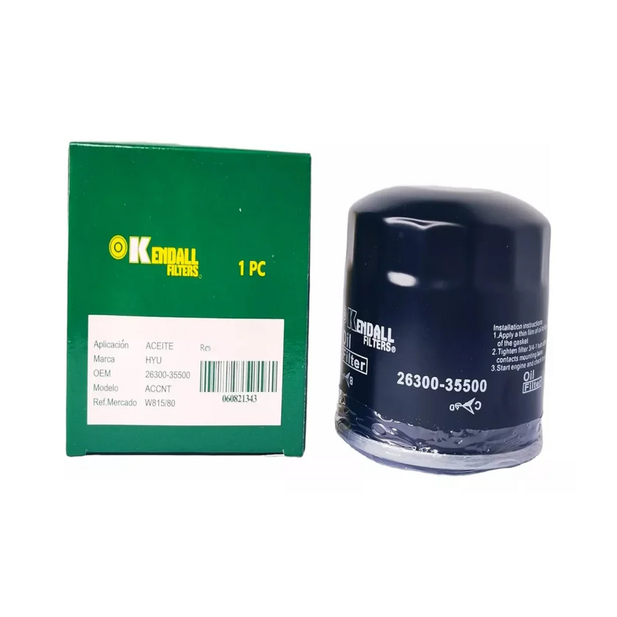 Filtro de aceite Hyundai Accent 1.6 2022-2023