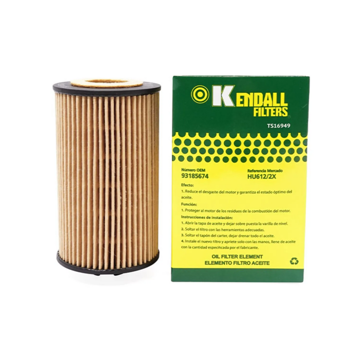 Filtro de aceite Chevrolet Tracker 1.8 2013-2020