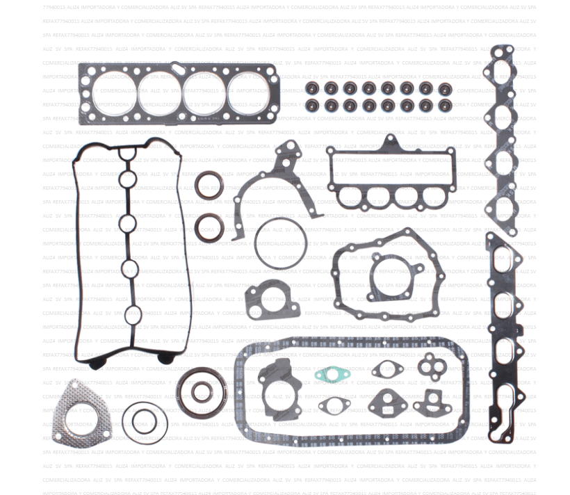 Juego de Empaquetadura de Motor Daewoo Nubira 1.6 1998-2004 - Repuestos Alizer