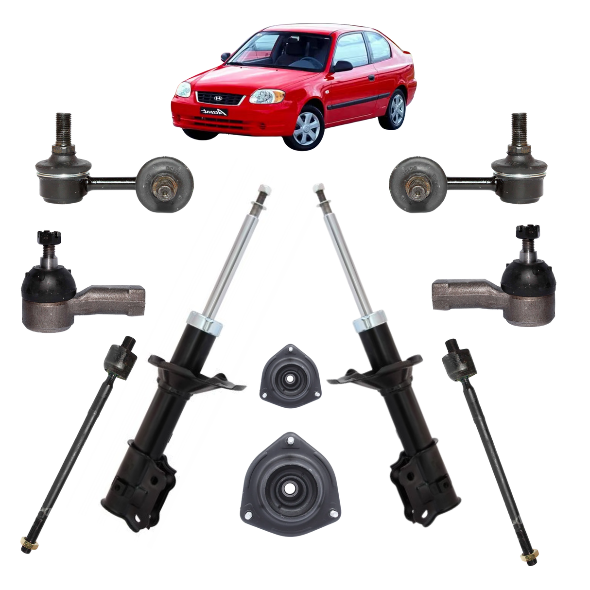 KIT DE SUSPENSIÓN HYUNDAI ACCENT 2000–2006