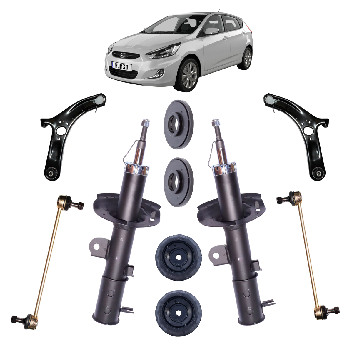 KIT DE SUSPENSIÓN HYUNDAI ACCENT RB 2011-2021