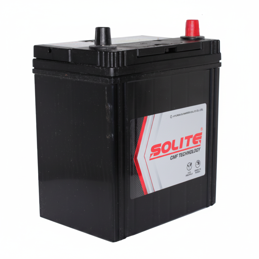Bateria Solite 35 Ah 40B19L 330 Cca Largo 18,7 Cm, Ancho 12,7 Cm, Alto 21,9 Cm (-+)