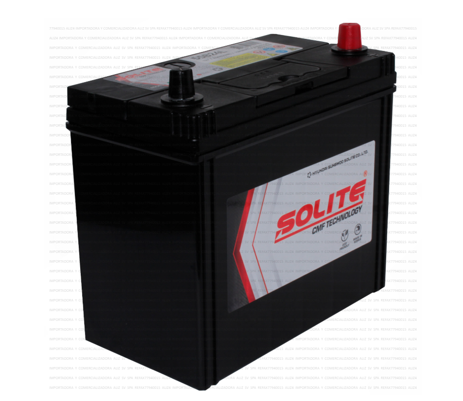 Bateria Solite 45 Ah 55B24Ls 440 Cca Largo 23,6 Cm, Ancho 12,8 Cm, Alto 22 Cm (-+)