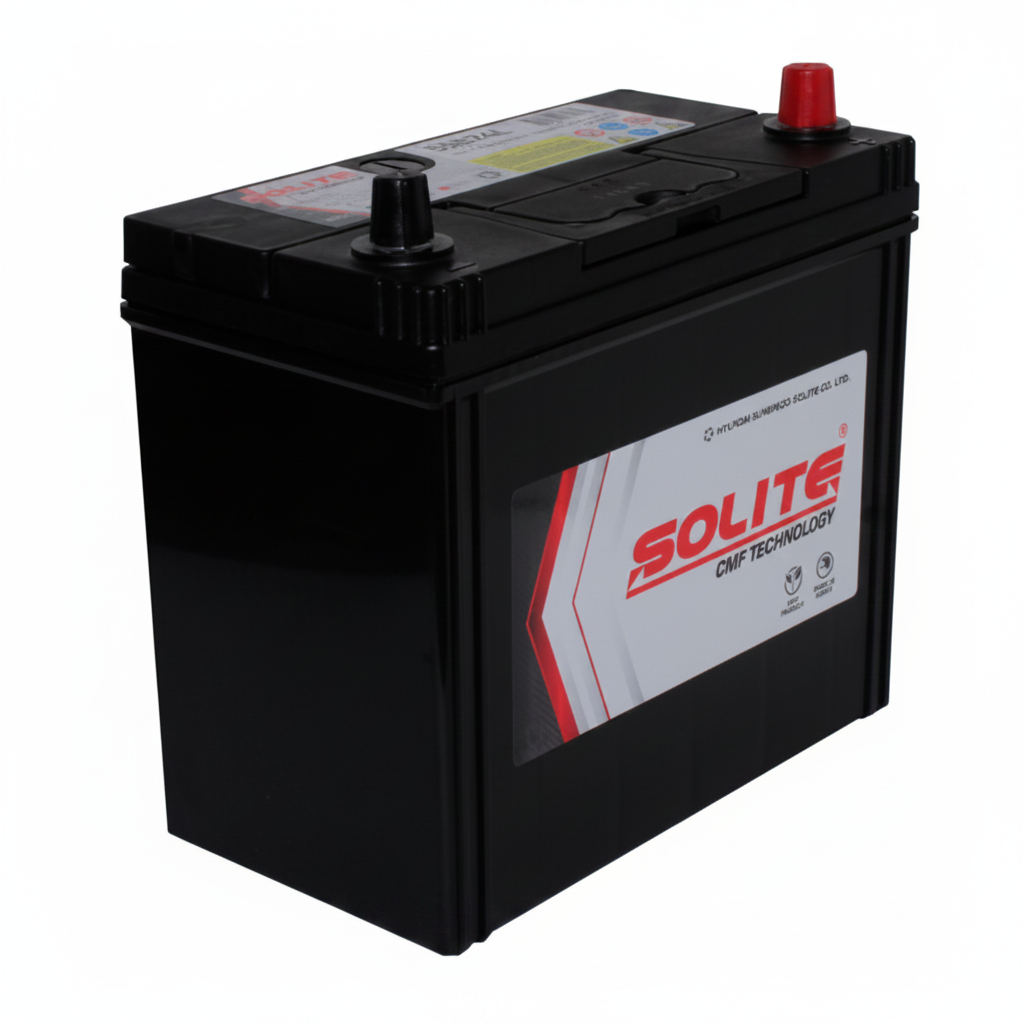 Bateria Solite 45 Ah 55B24Ls 440 Cca Largo 23,6 Cm, Ancho 12,8 Cm, Alto 22 Cm (-+)