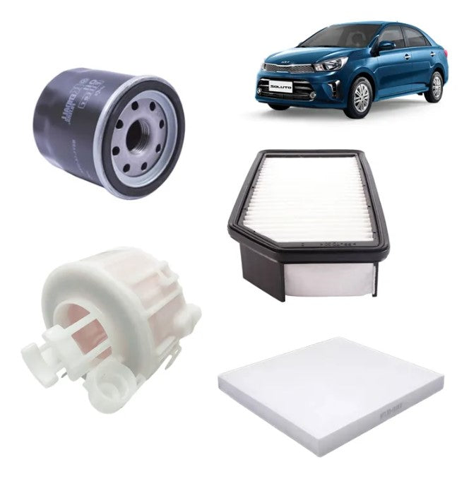 KIT DE FILTROS KIA SOLUTO 1.4 2019-2024