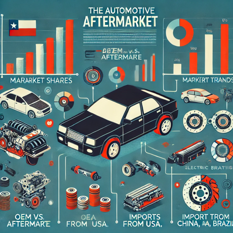 El Panorama de las Importaciones de Repuestos Automotrices en Chile