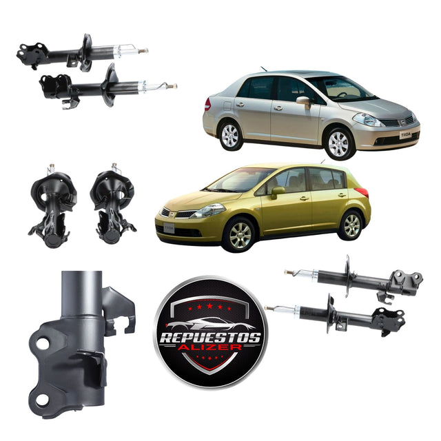 Amortiguador de suspensión Delantero Derecho Nissan Tiida 2005-2013