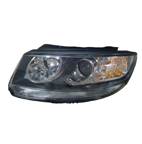 Optico Delantero Derecho Hyundai Santa Fe 2007-2010