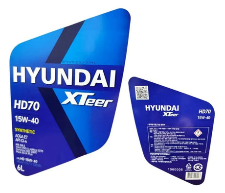 Aceite Para Motor Hyundai Xteer Sintético Diesel 15W40 6 Litros