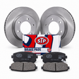 Kit de frenos STP KIT-STP-H00001P-9954125: dos discos, pastillas y caja STP