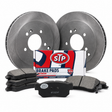 Kit de frenos STP KIT-STP-HF0004P-9954712: dos discos, pastillas y caja STP