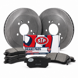 Kit de frenos STP KIT-STP-HF0004P-9954712: dos discos, pastillas y caja STP