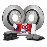 Kit de frenos STP KIT-STP-PE8001P-CT5012S: dos discos, pastillas y caja STP