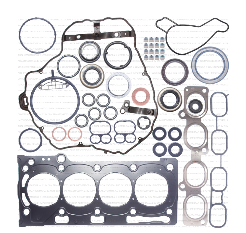 Juego de Empaquetadura de Motor Toyota Yaris 1.5 1Nrfe 2017- - Repuestos Alizer