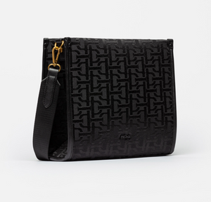 BANDOLERA THE MONOGRAM JACQUARD NEGRO