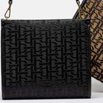 BANDOLERA THE MONOGRAM JACQUARD NEGRO