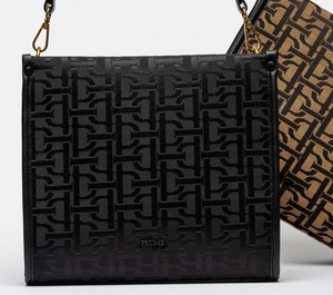 BANDOLERA THE MONOGRAM JACQUARD NEGRO