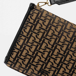 BANDOLERA THE MONOGRAM JACQUARD CAMEL