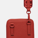 MINI BAG AMY EFECTO CUERO ROJO