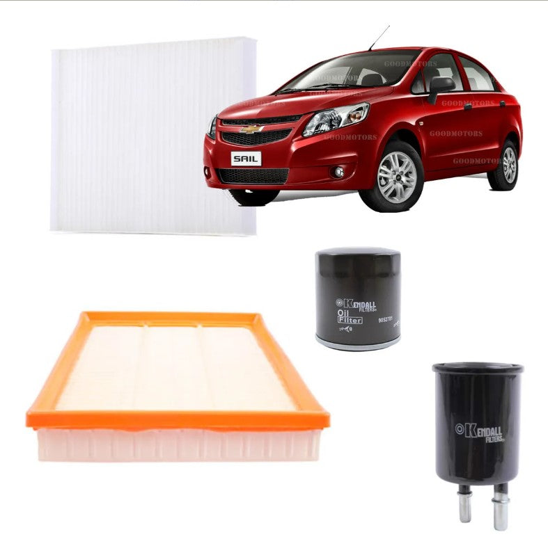 KIT DE FILTROS CHEVROLET SAIL 1.4 2011-2017