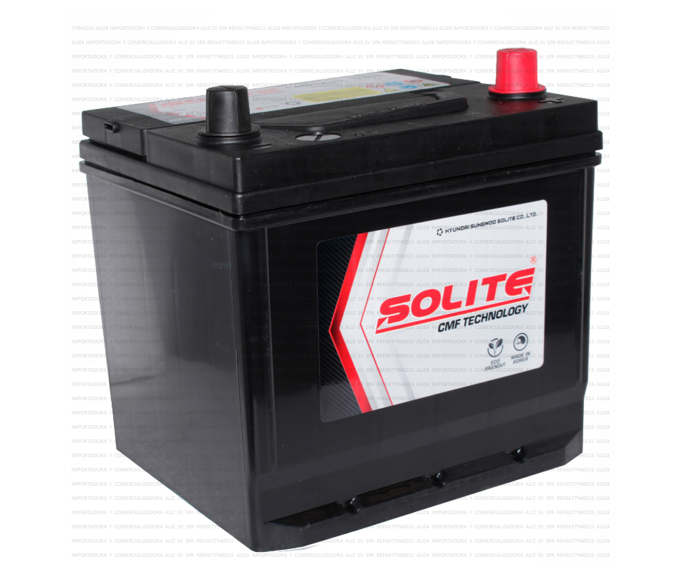 Bateria Solite 50 Ah Cmf50L 450 Cca Largo 20,6 Cm, Ancho 17,2 Cm, Alto 20,4 Cm (-+)
