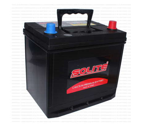 Bateria Solite 60 Ah 55D23L 450 Cca Largo 23 Cm, Ancho 17,2 Cm, Alto 21 Cm (-+)