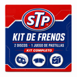 STP kit de frenos completo: 2 discos y 1 juego de pastillas