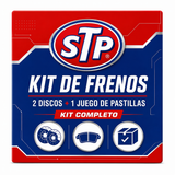 STP kit de frenos completo: 2 discos y 1 juego de pastillas