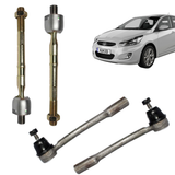 Kit Terminales + Axiales Para Hyundai Accent Rb 2011-2020