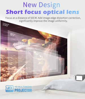 Mini Proyector Led Portatil HDMI VGA USB